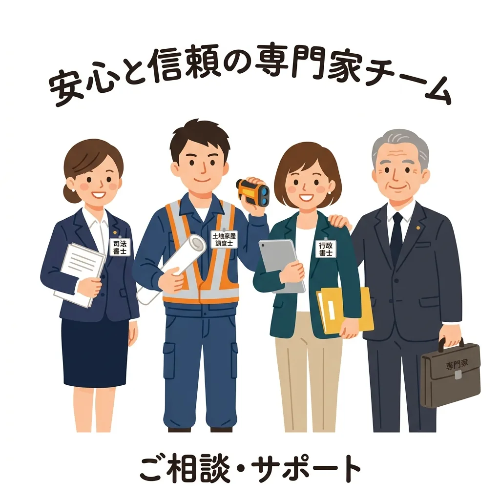 相続登記の未了・境界曖昧な物件も100%ワンストップ対応