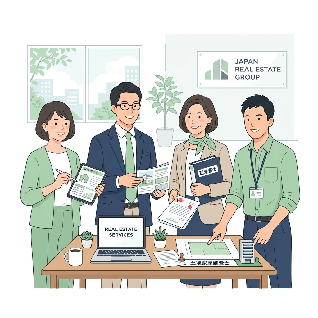 専属の司法書士・土地家屋調査士チーム